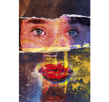 Graffiti abstracte kunst ogen - TenStickers