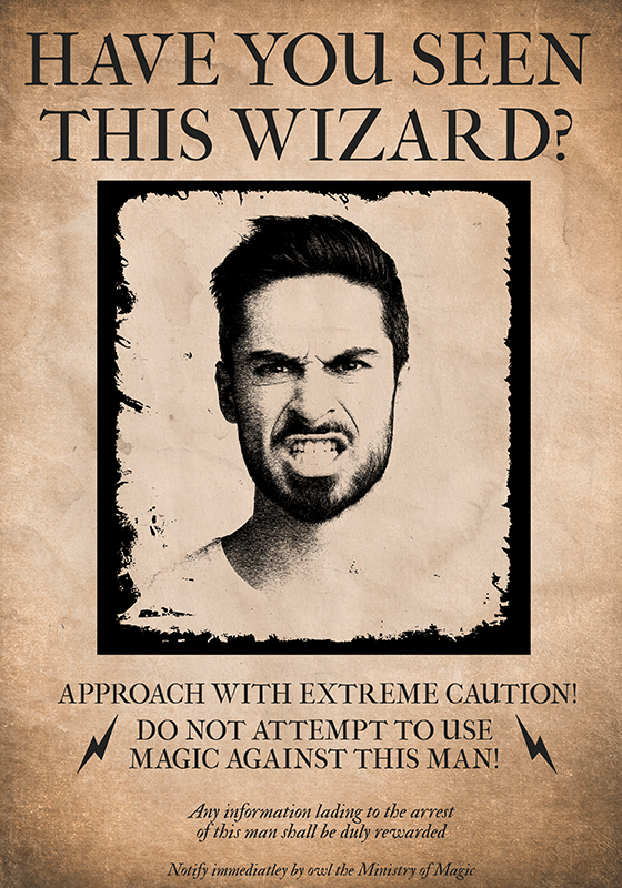 Heb je deze wizard gezien? aanpasbare poster - TenStickers
