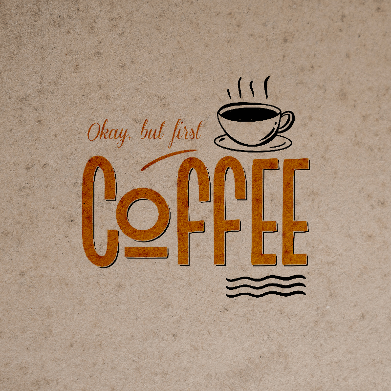 Poster keuken mooie vintage tekst - TenStickers