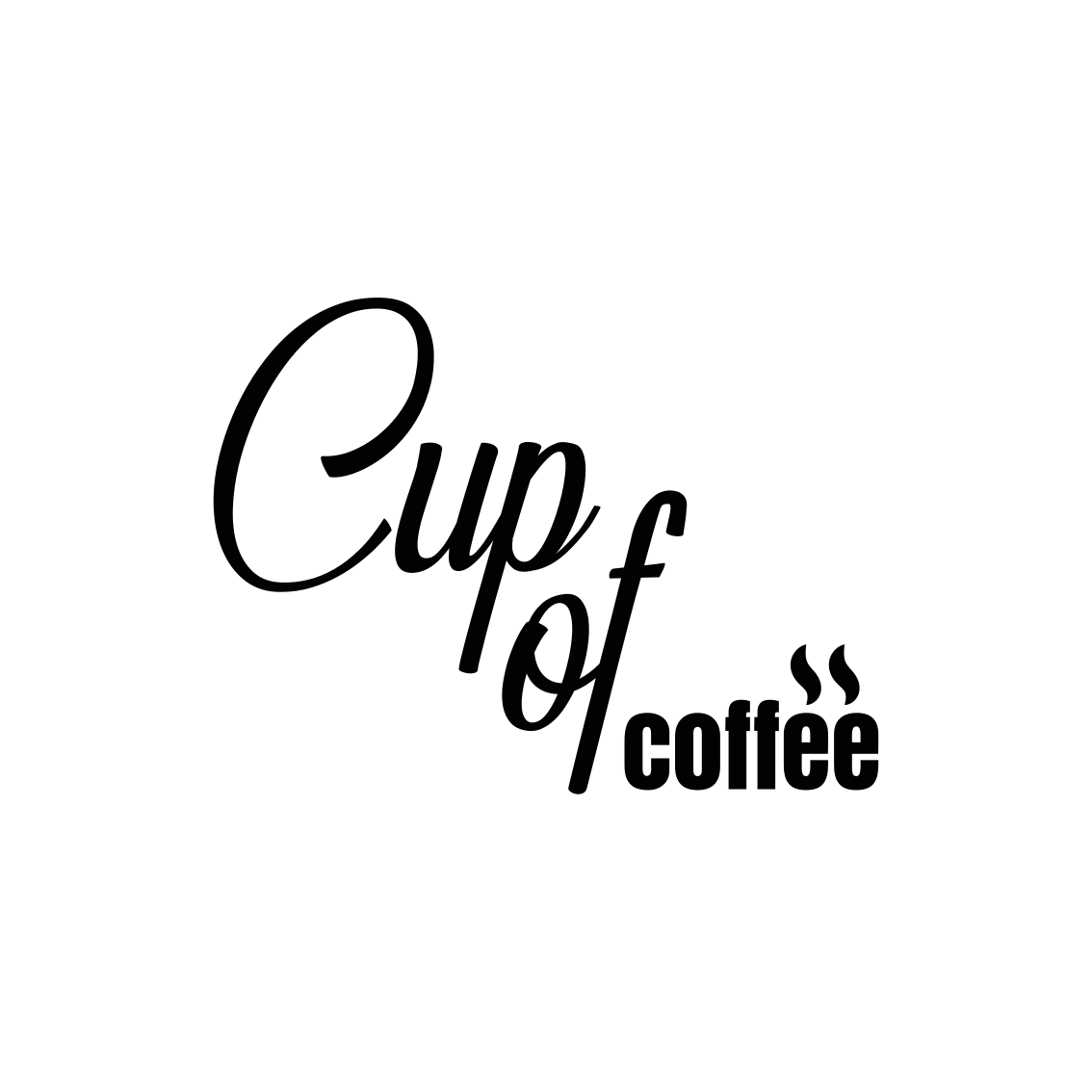 Poster keuken cup of coffee minimalistische stijl quadres 3 - TenStickers