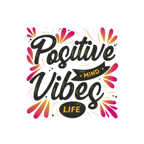Poster kantoor positieve geest positieve vibes - TenStickers