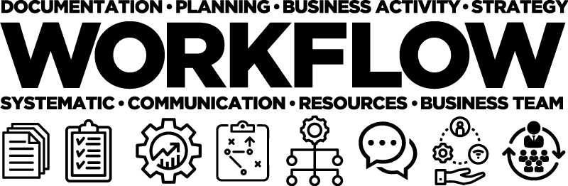 Poster kantoor workflow - TenStickers