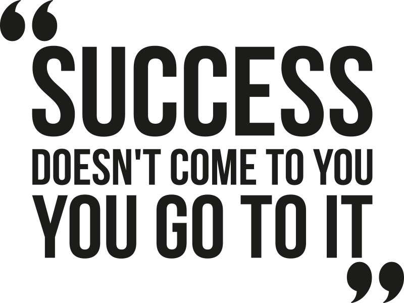 Poster kantoor succes door geweldig ontwerp - TenStickers