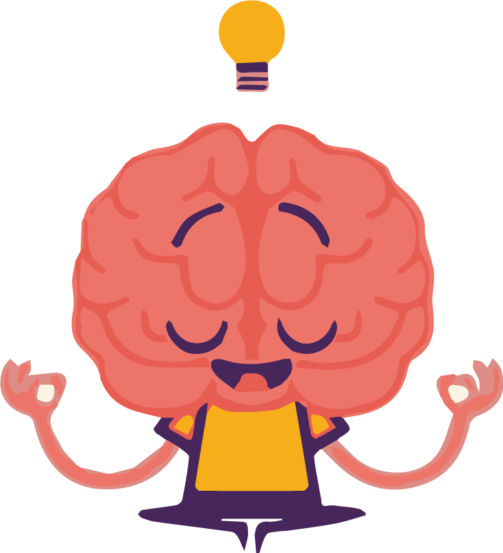 Poster kantoor zen brein - TenStickers