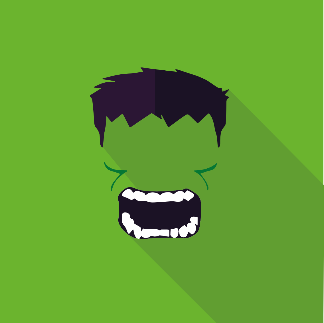 Poster tienerkamer groene superheld - TenStickers