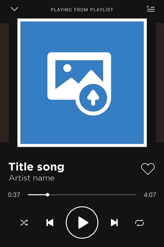 Poster woonkamer spotify canvas - TenStickers