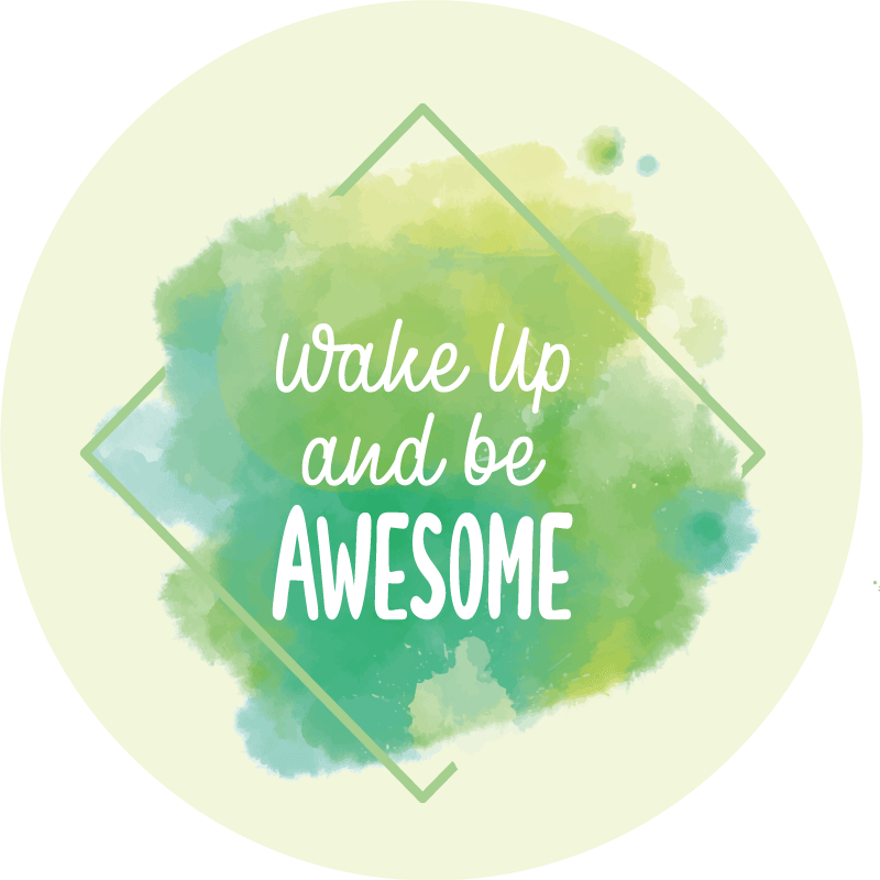 Poster met tekst ontketen het buitengewone - TenStickers