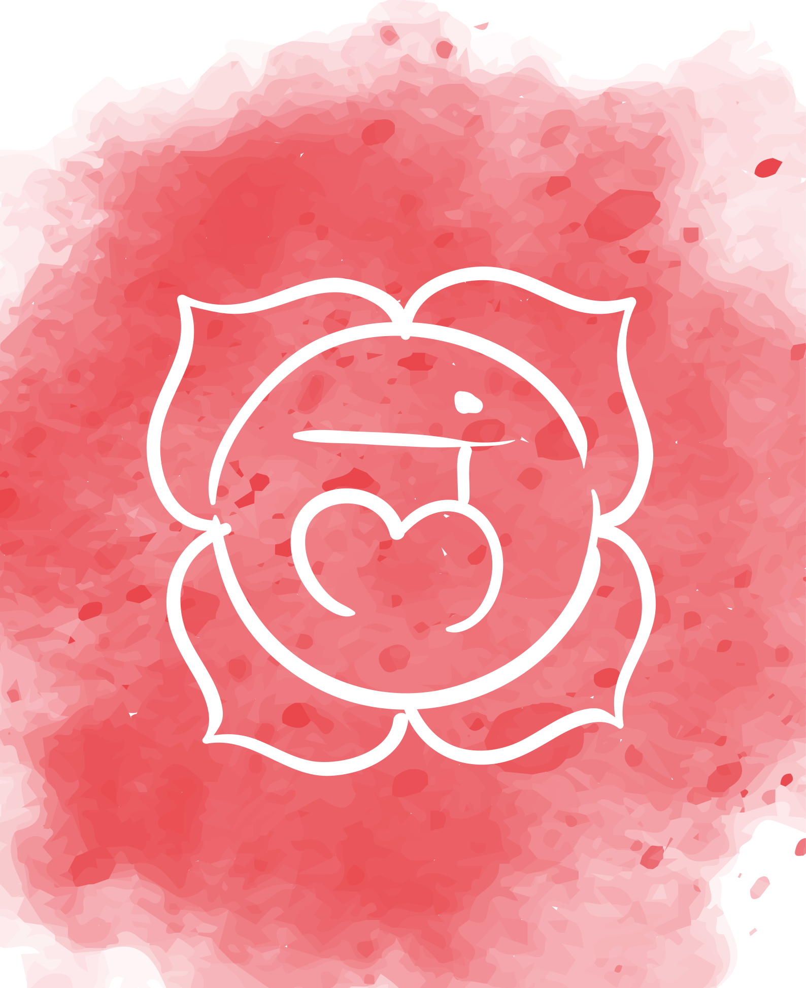 Poster zen mooi wortelchakra symbool - TenStickers