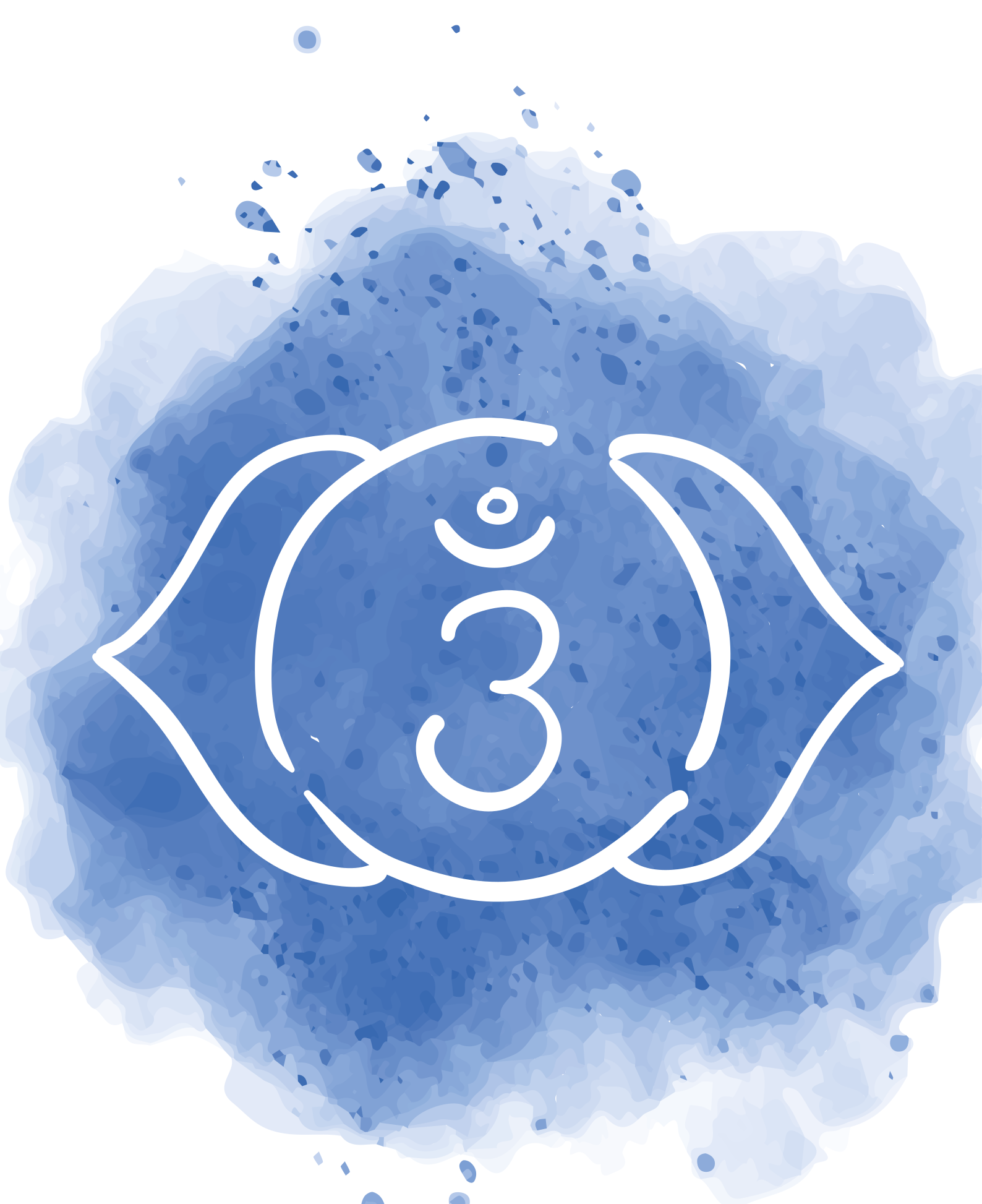 Poster zen derde oog chakra symbool - TenStickers