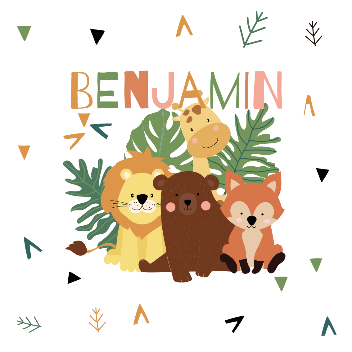 Aanpasbare poster dierenvriendenbijeenkomst - TenStickers