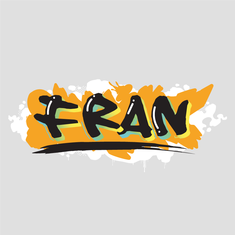 Aanpasbare poster met vetgedrukte letters - TenStickers