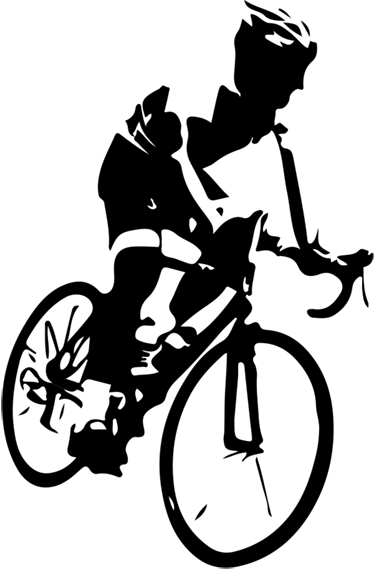 Poster fiets vinyl mountainbike - TenStickers