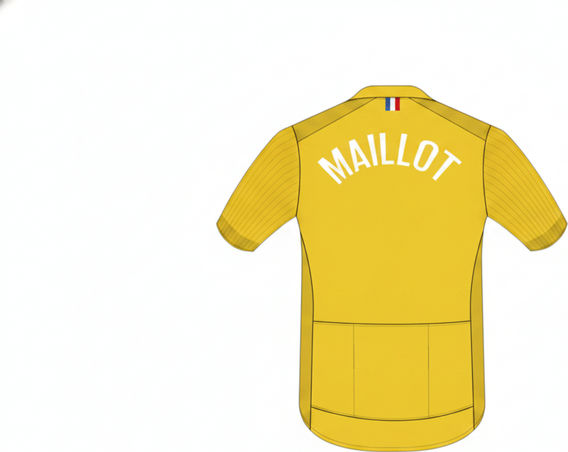 Poster fiets gele maillot - TenStickers