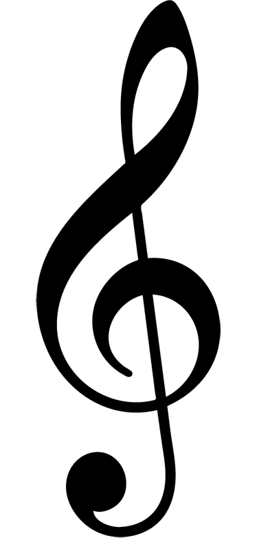 Muziek poster wand vinyl met notenbalk - TenStickers