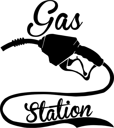 Poster vintage decoratieve benzinstation poster - TenStickers