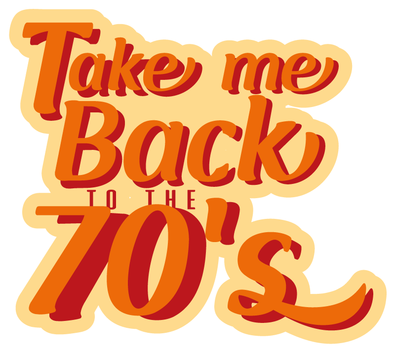 Poster vintage neem me mee terug naar de jaren '70 - TenStickers