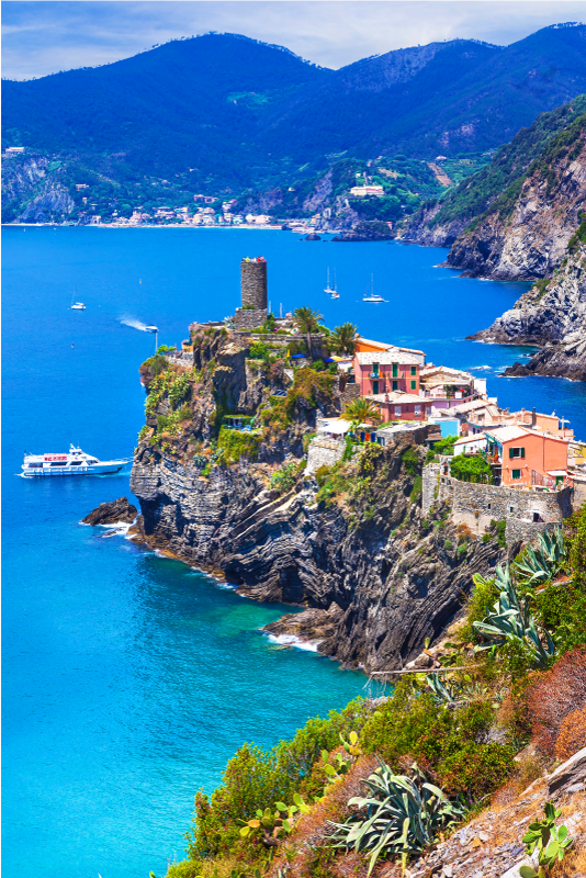Poster landschap realistisch italiaans cinque terre - TenStickers