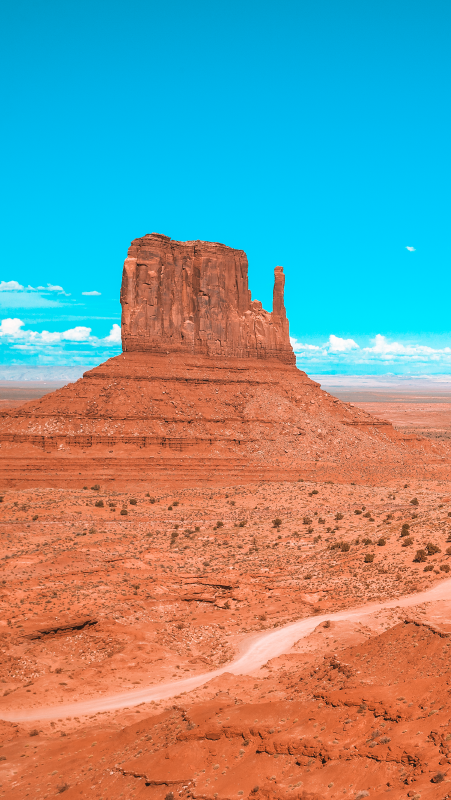 Poster landschap usa woestijn - TenStickers