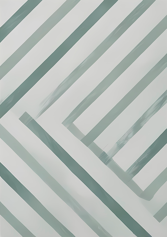 Poster abstract diagonale strepen - TenStickers