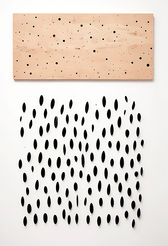 Poster abstract onbeschrijflijke kunst - TenStickers