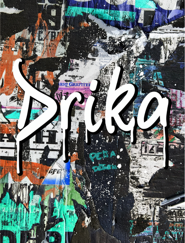 Poster puber met graffiti tag - TenStickers