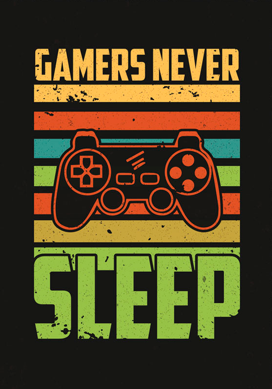 Videogameposter retro ontwerp - TenStickers