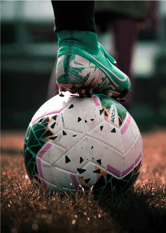 Voetbal poster van voetballer - TenStickers