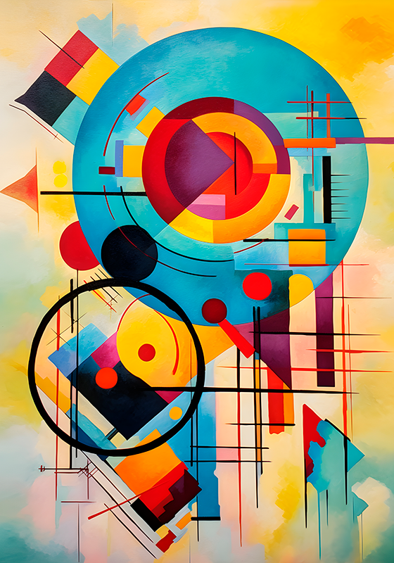 Kunstposter abstract expressionisme - TenStickers