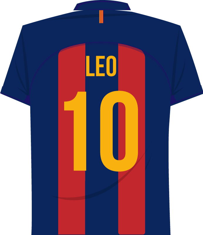 Voetbal poster messi muurstickers - TenStickers