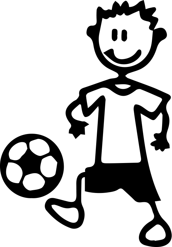Voetbal poster speler van het voetbal - TenStickers