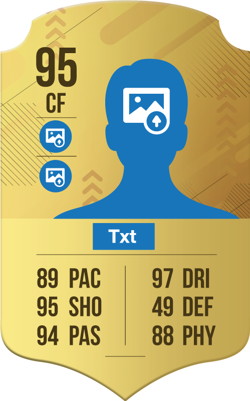 Voetbal poster gepersonaliseerde walkout kaart - TenStickers