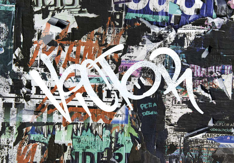 Graffiti poster gepersonaliseerd - TenStickers