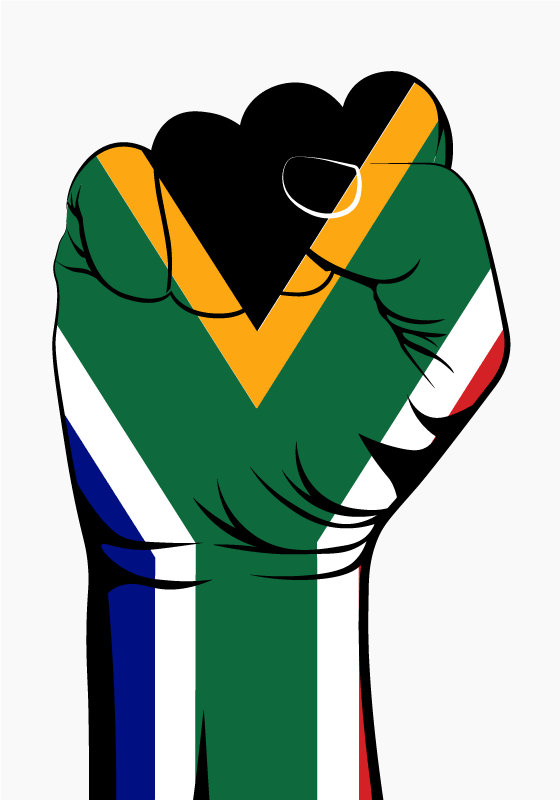 Poster Mandela zuidafrikaans - TenStickers