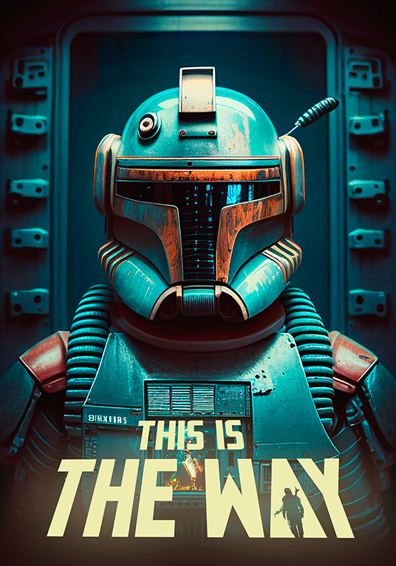 jaren '80 premiejager film poster - TenStickers