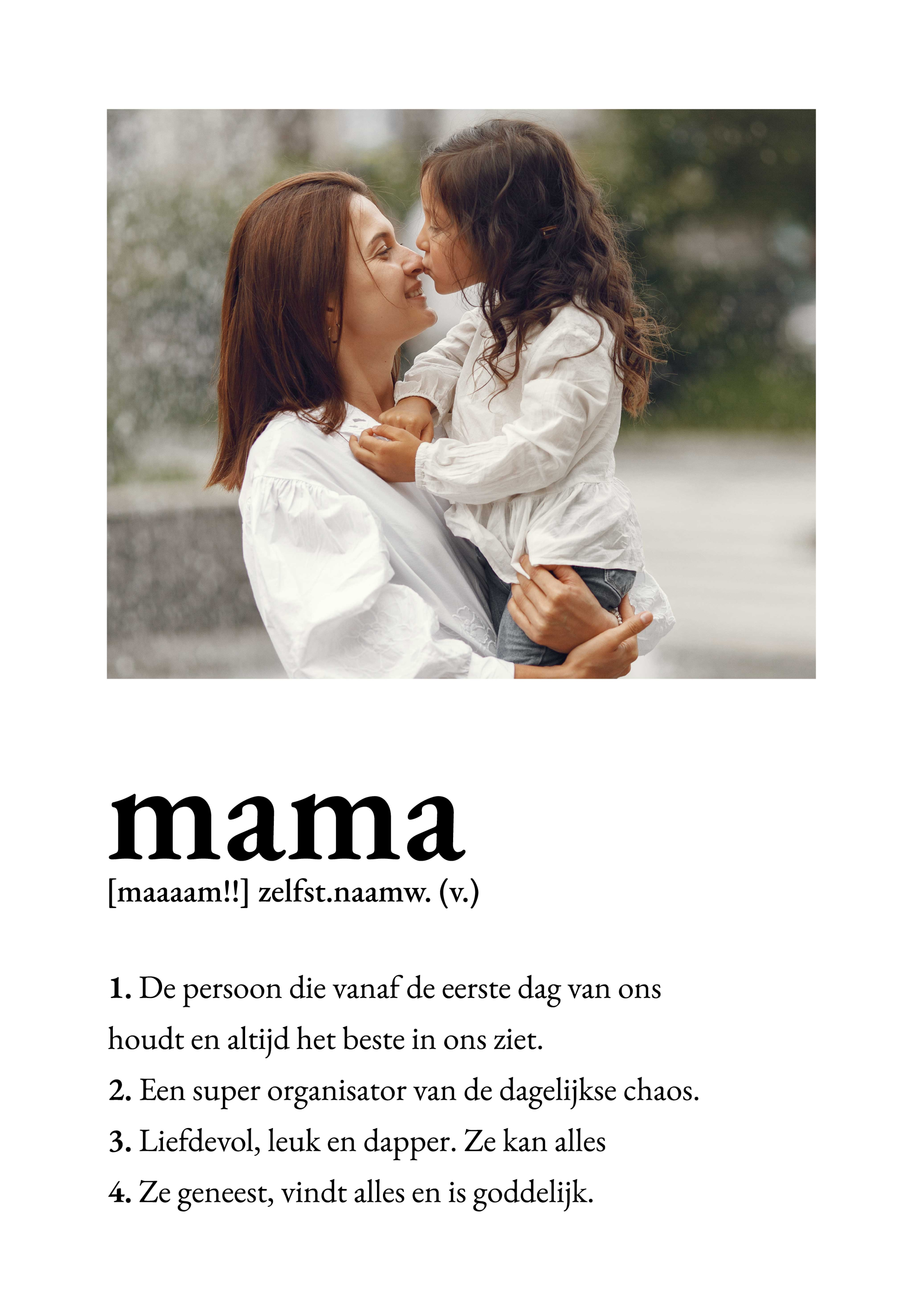 Moeder definitie andere evenementen poster - TenStickers