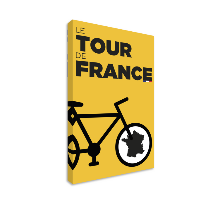 tour Canvas schilderij sport - TenStickers