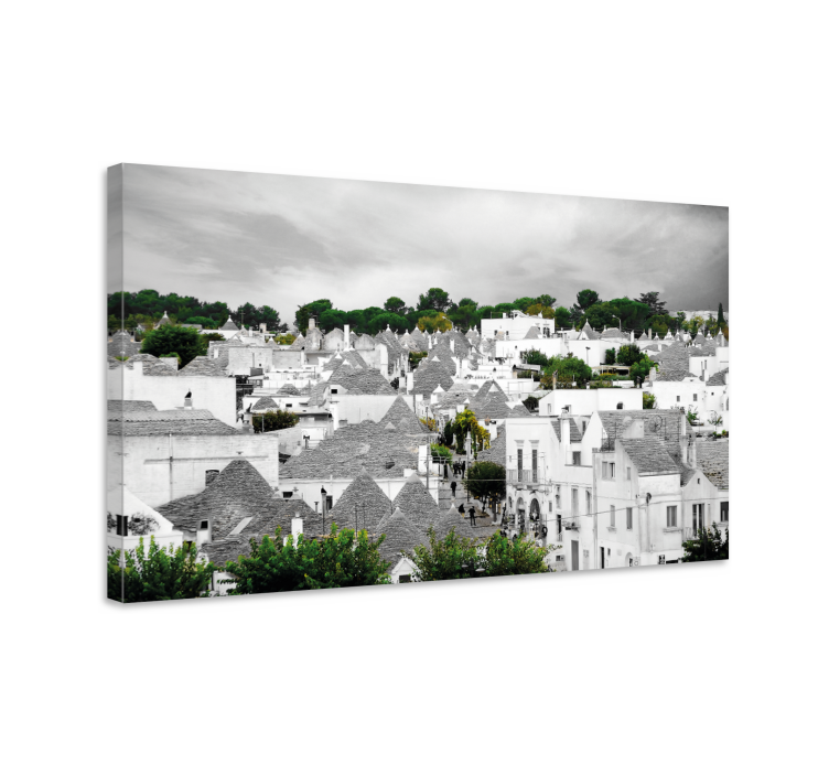 Canvas schilderij Alberobello trulli - TenStickers