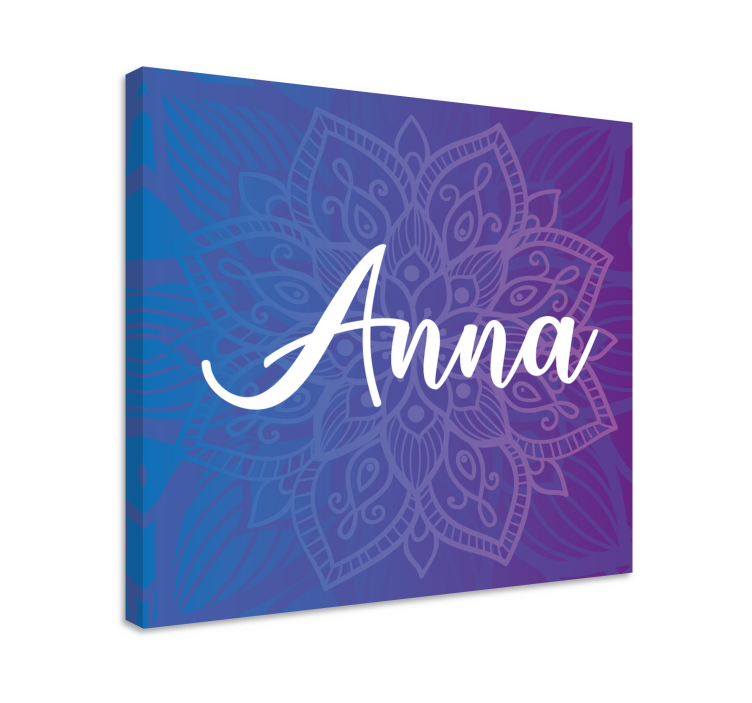 Canvas schilderij boeddha gepersonaliseerd mandala ontwerp - TenStickers