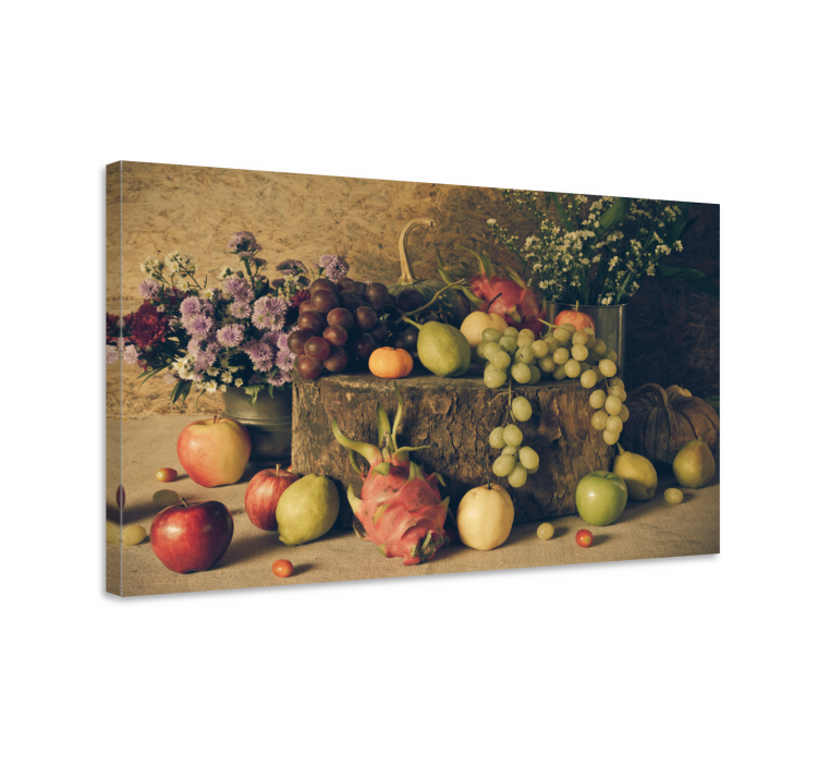 Canvas stilleven en fruit fruit stilleven - TenStickers