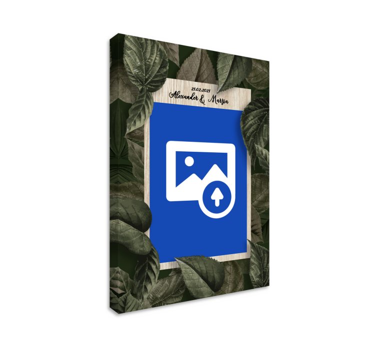 Bruidshanden en boeket Canvas schilderij mensen en karakters - TenStickers