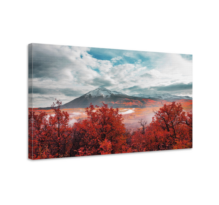 Canvas landschap majestueus berglandschap - TenStickers