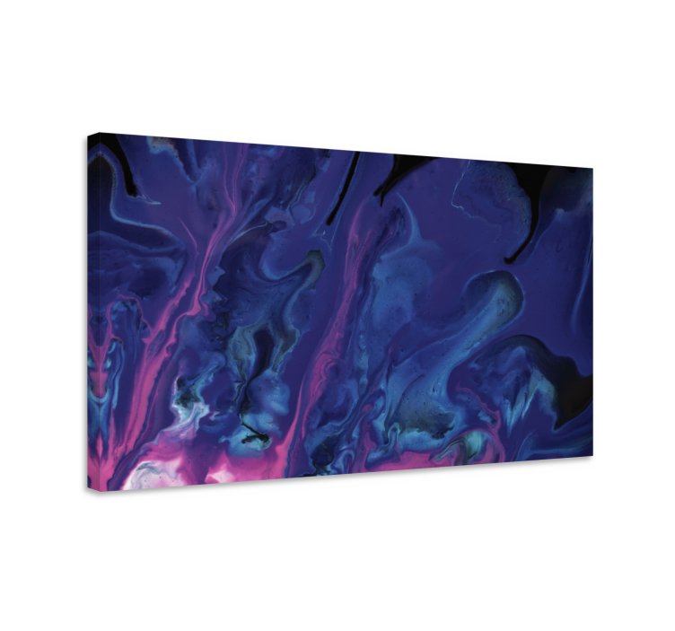 Modern canvas schilderij Paars en blauw verloop - TenStickers