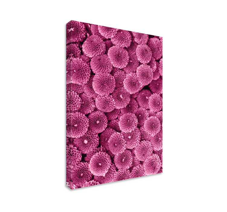 Canvas schilderij bloemen en planten levendige patronen - TenStickers