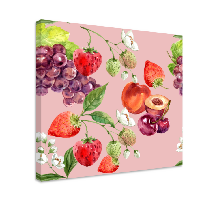 Canvas stilleven en fruit vers fruitarrangement - TenStickers
