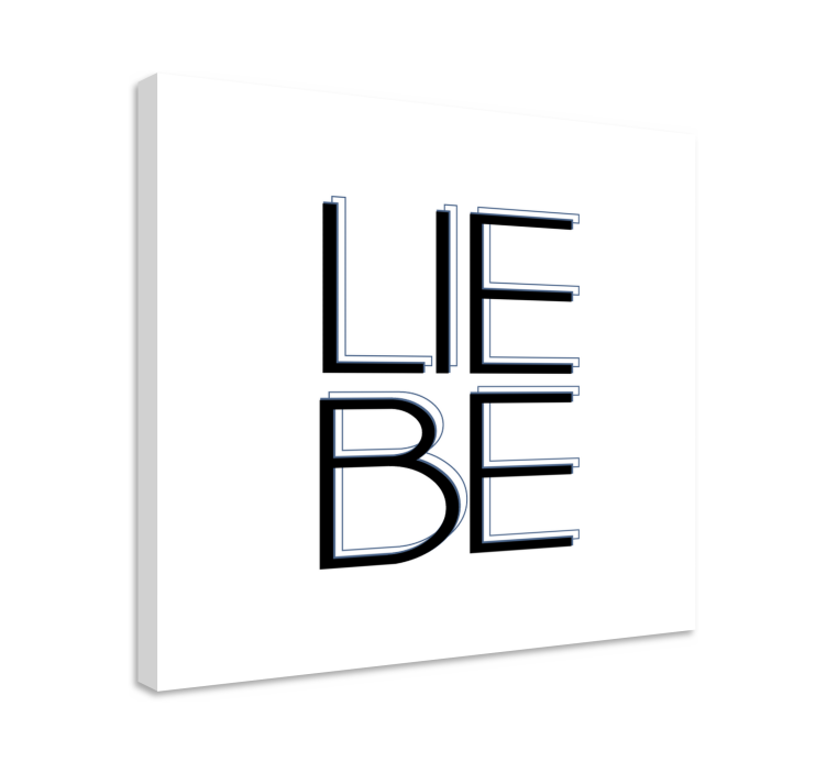 Canvas schilderij tekst typografie expressie - TenStickers