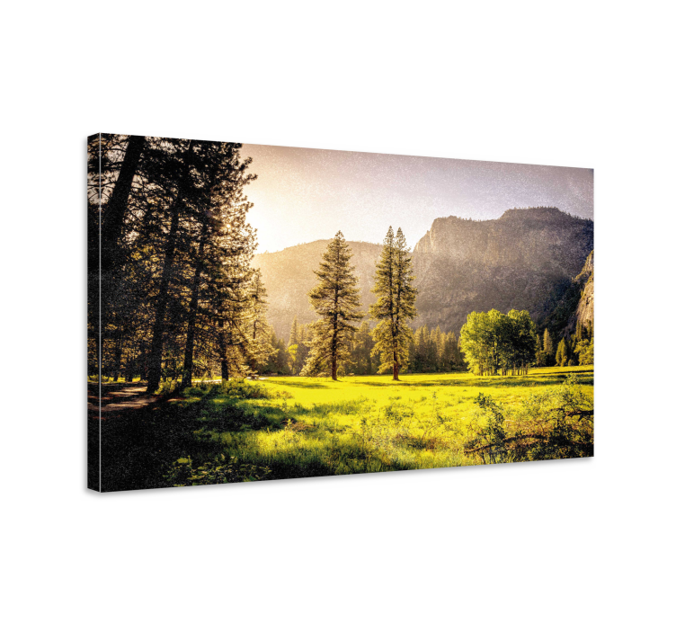 Canvas landschap majestueuze berglandschap - TenStickers