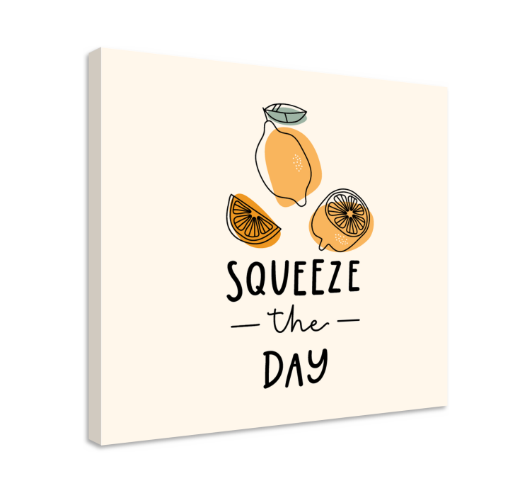Canvas stilleven en fruit squeeze de dag - TenStickers