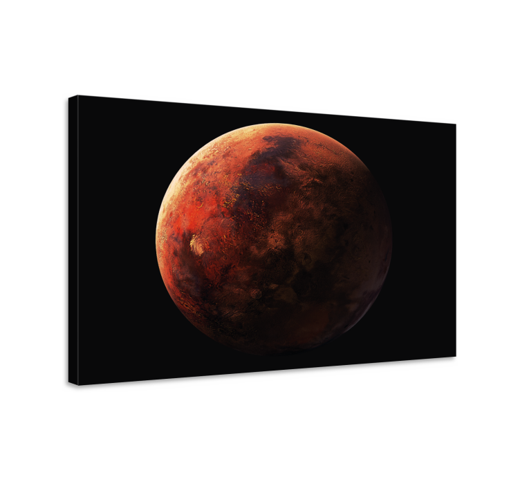 3D canvas schilderij Rode mars - TenStickers