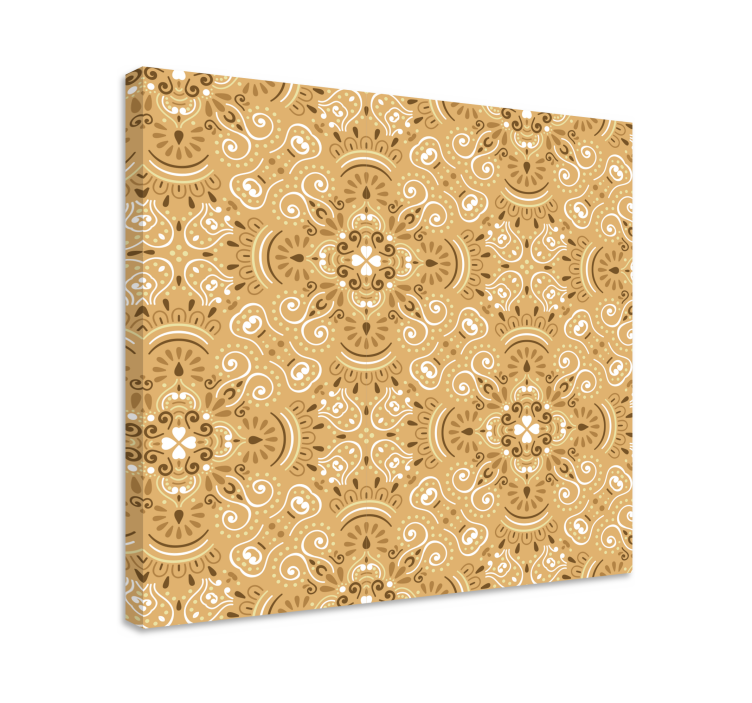 Ornament canvas schilder intricate natuurlijke patroon - TenStickers