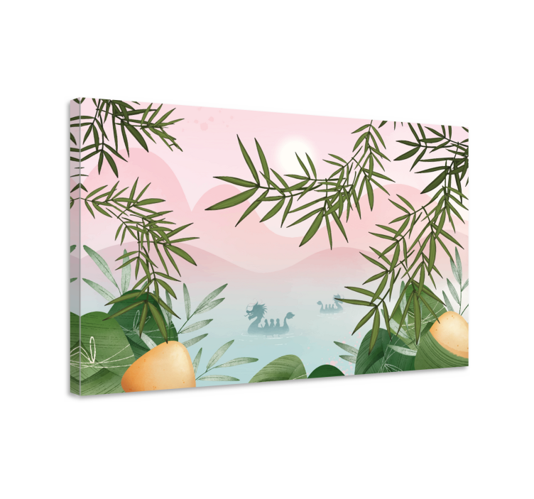 Canvas schilderij dinosaurus majestueus meerwezen - TenStickers